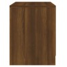 Table de chevet Chêne marron 45x34,5x44,5 cm bois d'ingénierie 