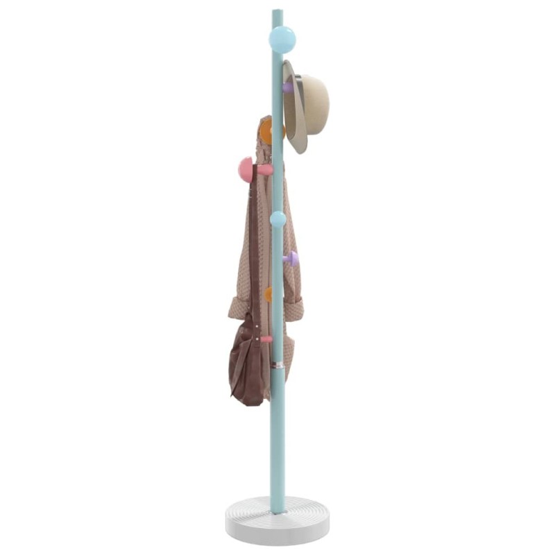 Porte-manteau bleu 172 cm fer enduit de poudre 