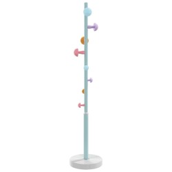 Porte-manteau bleu 172 cm fer enduit de poudre 