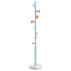 Porte-manteau bleu 172 cm fer enduit de poudre 