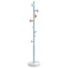 Porte-manteau bleu 172 cm fer enduit de poudre 