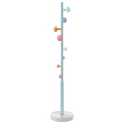 Porte-manteau bleu 172 cm fer enduit de poudre 