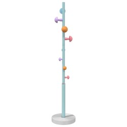 Porte-manteau bleu 172 cm fer enduit de poudre 
