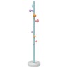 Porte-manteau bleu 172 cm fer enduit de poudre 