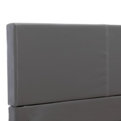 Cadre de lit Gris Similicuir 160x200 cm 