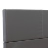 Cadre de lit Gris Similicuir 160x200 cm 