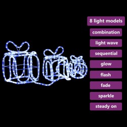 Décoration de Noël avec 180 LED Intérieur et extérieur 