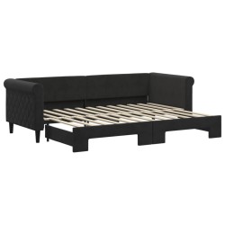 Lit de jour avec gigogne sans matelas 80x200 cm 