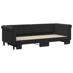 Lit de jour avec gigogne sans matelas 80x200 cm 