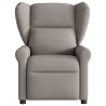 Fauteuil inclinable électrique Taupe Tissu 