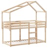 Lit superposé sans matelas 90x200 cm bois de pin massif 