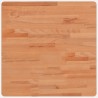 Dessus de table 60x60x1,5 cm carré bois massif de hêtre 