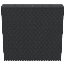 Jardinière et intérieur amovible anthracite 12 /44 L rotin PP 