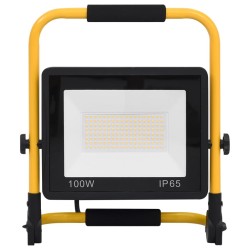 Projecteur à LED avec poignée 100 W Blanc chaud  