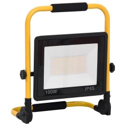 Projecteur à LED avec poignée 100 W Blanc chaud  