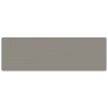 Tapis de couloir aspect sisal argenté 80x250 cm 