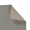 Tapis de couloir aspect sisal argenté 80x250 cm 