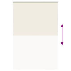 Store enrouleur occultant blanc cassé 155x230 cm largeur tissu 