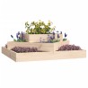Jardinière 83x83x27 cm Bois massif de pin 
