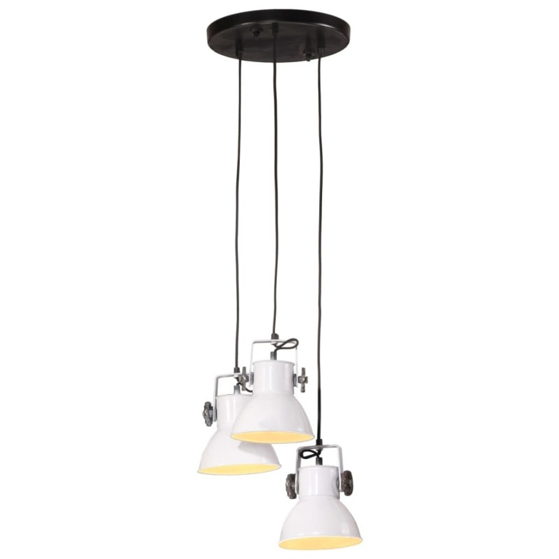 Lampe suspendue 25 W blanc 30x30x100 cm E27 