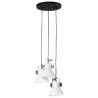 Lampe suspendue 25 W blanc 30x30x100 cm E27 