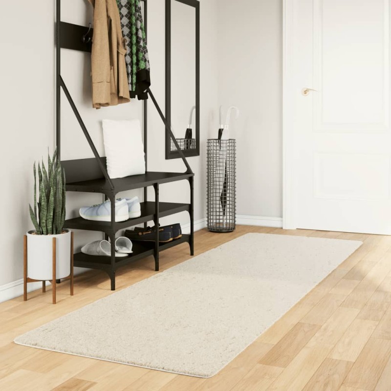 Tapis OVIEDO à poils courts beige 80x250 cm Tapis OVIEDO à poils courts beige 80x250 cm