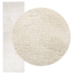 Tapis OVIEDO à poils courts beige 80x250 cm 