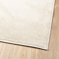 Tapis OVIEDO à poils courts beige 80x250 cm 