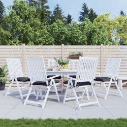 Coussins de chaise lot de 6 anthracite 40x40x7 cm 