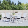 Coussins de chaise lot de 6 anthracite 40x40x7 cm 
