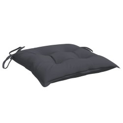 Coussins de chaise lot de 6 anthracite 40x40x7 cm 