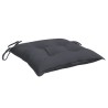 Coussins de chaise lot de 6 anthracite 40x40x7 cm 