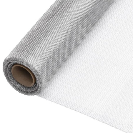 Écran en treillis Aluminium 80x2000 cm Argenté 