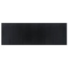 Tapis rectangulaire noir 100x300 cm bambou 