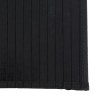 Tapis rectangulaire noir 100x300 cm bambou 