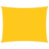 Voile de parasol tissu oxford rectangulaire 3,5x5 m jaune 