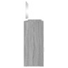 Ensemble de coiffeuse 4 pcs sonoma gris bois d'ingénierie 