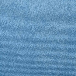Canapé pour enfants à 2 places Bleu Peluche douce 