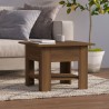Table basse chêne marron 55x55x42 cm bois d'ingénierie 