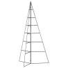 Arbre de Noël en métal pour décoration noir 140 cm 