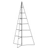 Arbre de Noël en métal pour décoration noir 140 cm 