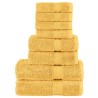 Ensemble de serviettes de qualité supérieure SOLUND 8 pcs doré 