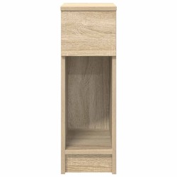 Table de chevet avec tiroir chêne sonoma 20x36x60 cm 