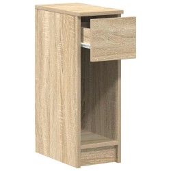 Table de chevet avec tiroir chêne sonoma 20x36x60 cm 