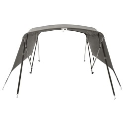 Toit bimini à 4 arceaux parois latérales 243x(170-182)x137 cm 
