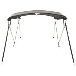 Toit bimini à 4 arceaux parois latérales 243x(170-182)x137 cm 