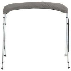Toit bimini à 4 arceaux parois latérales 243x(170-182)x137 cm 