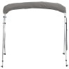 Toit bimini à 4 arceaux parois latérales 243x(170-182)x137 cm 