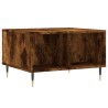 Table basse Chêne fumé 60x50x36,5 cm Bois d'ingénierie 