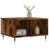 Table basse Chêne fumé 60x50x36,5 cm Bois d'ingénierie 